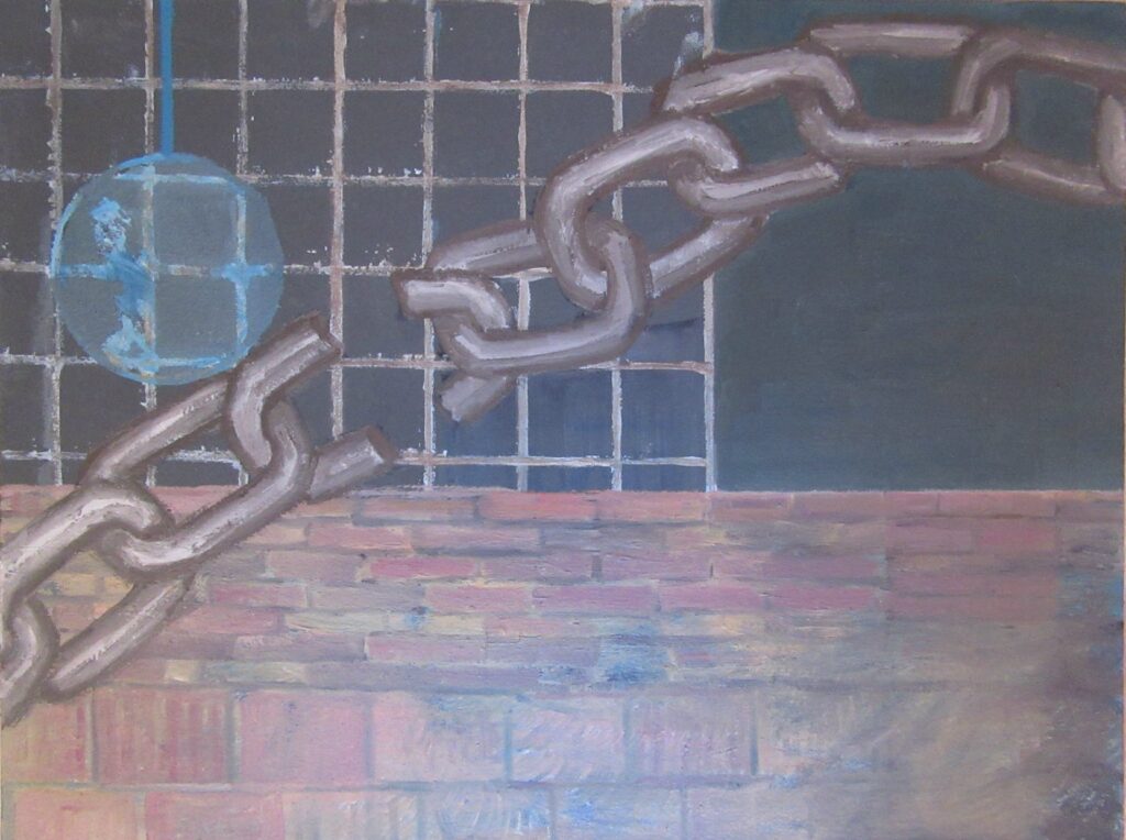 Flex, 2016, olaj, vászon, 50x60 cm