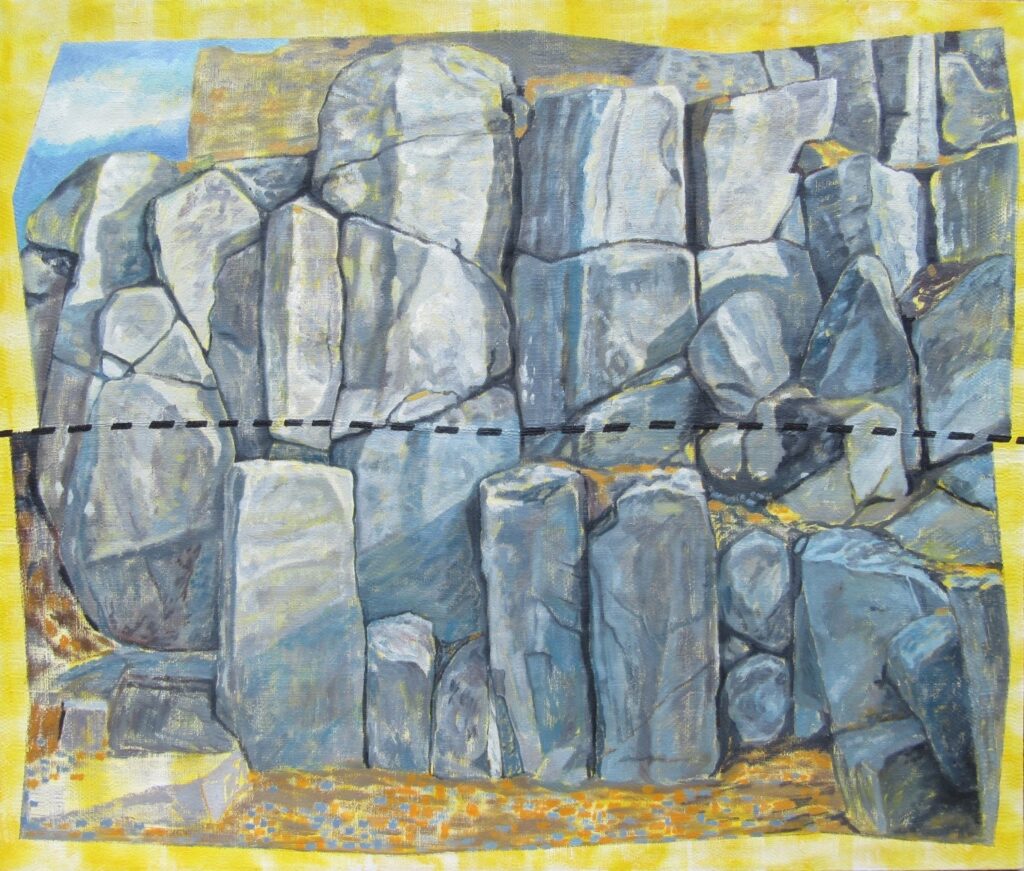 Szent Antal megkísértése, 2020, olaj, vászon, 110x130 cm